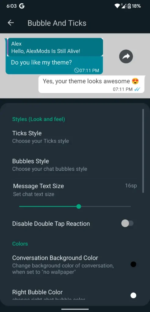 WhatsApp Plus S18